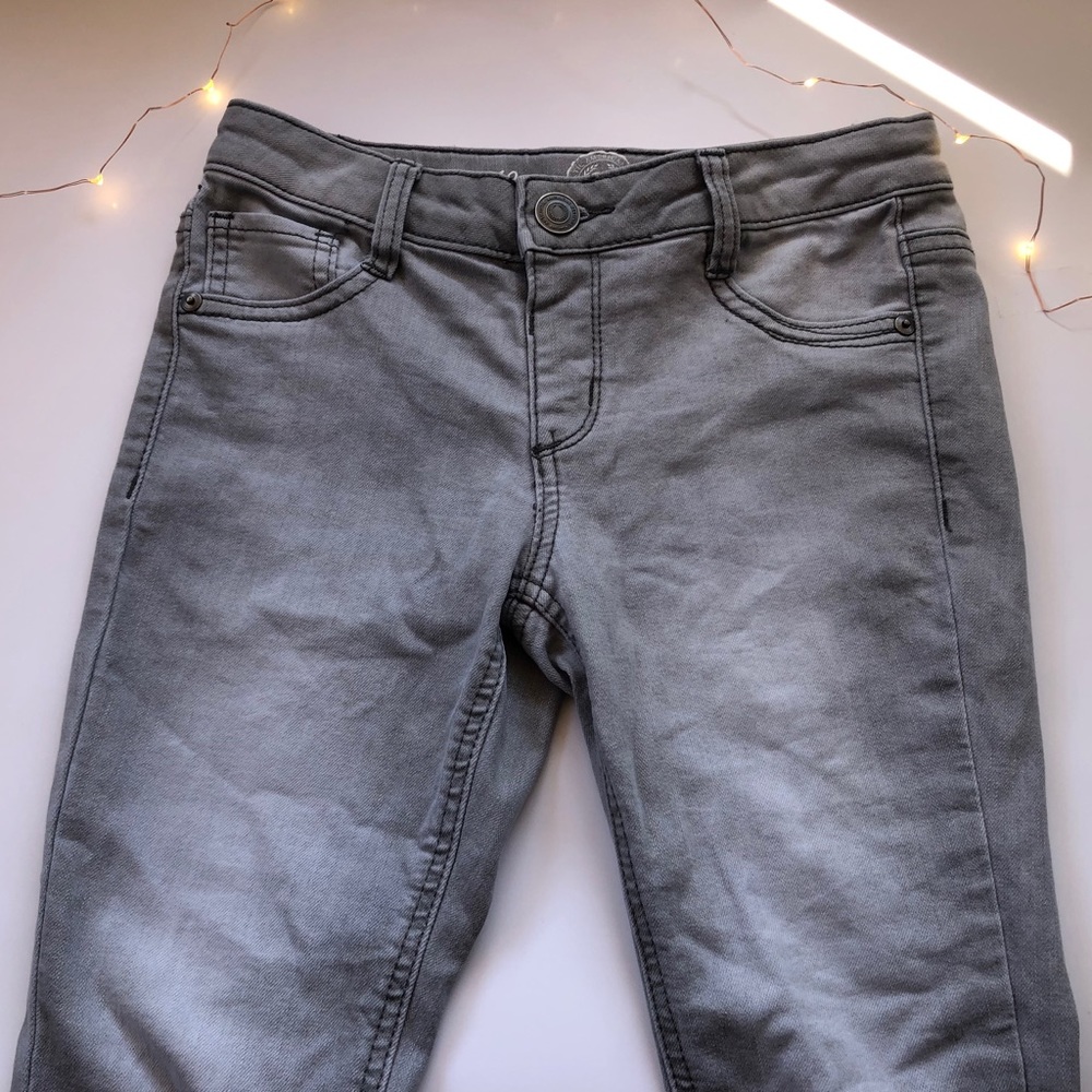 Girls Gray SO Jeggings